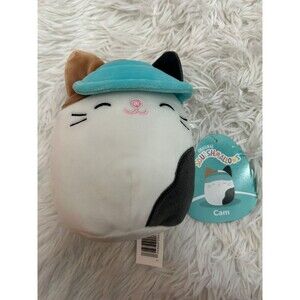 New Squishmallows Cam The cat with visor 5 inch plush Toy
